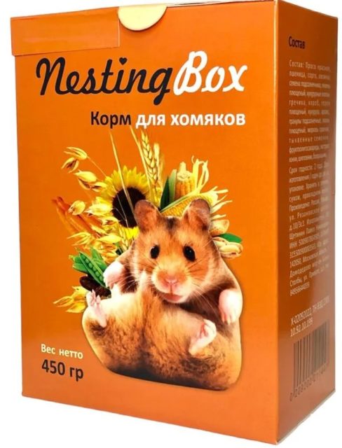 корм для хомяков 450 гр