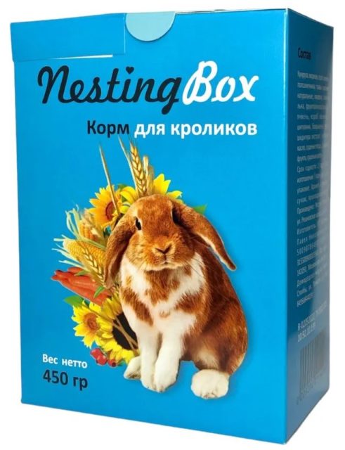 корм для кроликов 450 гр